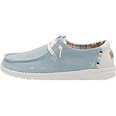 HEYDUDE Wendy Stretch Canvas Women’s Shoes, Women’s Slip-on Loafers, Comfortable & Light-Weight