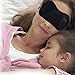 Ohuhu Sleep Mask with Ear Plugs and Carry Pouch - Lightweight & Block Light Completely - Excellent Sleeping Mask for Travel, Shift Work & Meditation