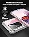MoKo Compatible with Samsung Galaxy S20 Ultra Case, Reinforced Corner TPU Bumper + Anti-Yellow Transparent Hard Panel Cover Fit Galaxy S20 Ultra 5G 6.9 inch 2020 - Crystal Lace