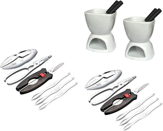 Seafood Crab Lobster Utensils Tool Set 2 Strong Scissors