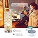 ZEEFO Crystal Table Lamp with WiFi Smart LED Bulb,7W Dimmable Color Changing Light Bulb Compatible with Alexa & Google Home, Elegant Decorative Bedside Table Lamps Ideal for Bedroom, Hotel, Party