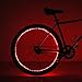 Bike Lights Bicycle Wheel Lights - Ultra Bright LED - Bike Wheel Light String (1 pack) - Assorted Colors Bicycle Tire Accessories- Burning Man Accessory - Red