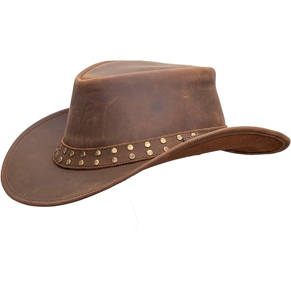 Near Houston, Tx Equine Care Genuine Leather Cowboy Hat (Large