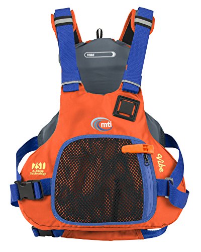 MTI Adventurewear Vibe PFD Life Jacket, Orange, Large/X-Large