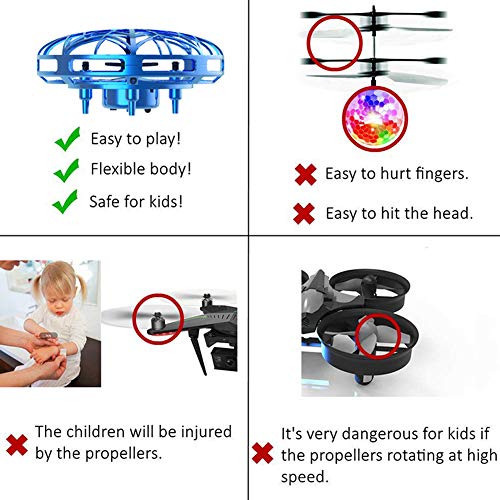 image for AERLANG Hand Operated Drones for Kids Or Adults, Easy Indoor Outdoor S
