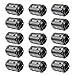 Kathson Pack of 15 Magnetic Ferrite Core Cord RFI EMI Noise Suppressor Cable Clip