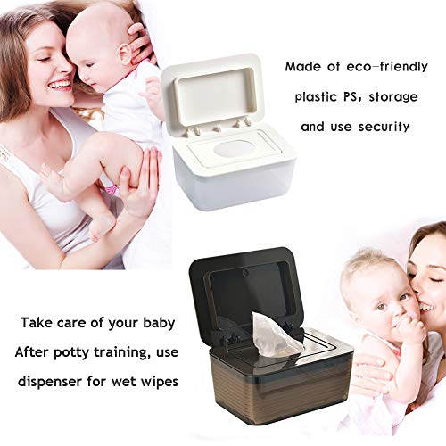 Loghot Plastic PS Baby Diaper Wipes Dispenser Reusable Wet Wipes