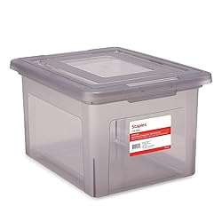 STAPLES Hanging File Folder Box, Storage Bin
