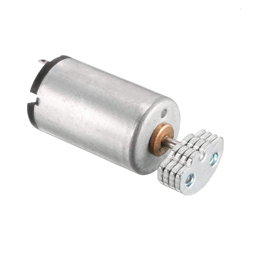 sourcing map RF1220 DC 6V 12000RPM 2-Terminals High Torque Cylinder Micro Vibration Motor