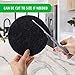 Epohpeek Compost Bin Filters Charcoal - Filter Replacement for Kitchen Pail Composter, 12 Pack Extra Thick (1cm) Fits Gallon Bucket Countertop Bins - Activated Carbon, 6 Round 6 Square, Both 6.5”