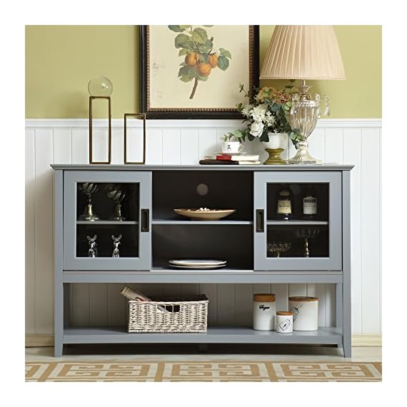 Mixcept 55" Modern and Contemporary Sideboard Buffet Wood