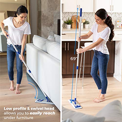 microfiber flat mop system