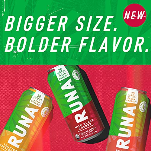 Organic Clean Energy Drink by RUNA BOLD Sampler Pack Organic Plant