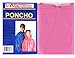 1 Pink Deluxe Adult 10 Mil Strong Emergency Rain Poncho