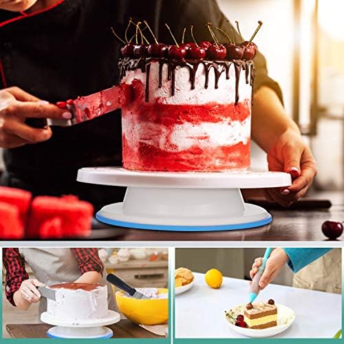 Vemingo Plateau Tournant De Gâteau, 150Pcs Kit De Pâtisserie Plateau Tournant De Gâteau Professionnel Ustensiles Kit, Outils De Cuisson,Idéal pour les débutants et les utilisateurs professionnels - Cuisine A Vivre Vemingo Plateau Tournant De Gâteau, 150Pcs Kit De Pâtisserie Plateau Tournant De Gâteau Professionnel Ustensiles Kit, Outils De Cuisson,Idéal pour les débutants et les utilisateurs professionnels