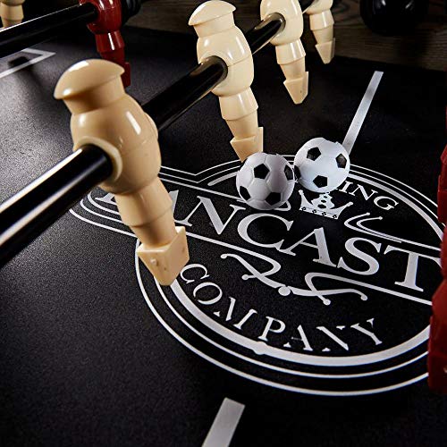 Lancaster Gaming Bristol 56 Inch Full Size Wooden-Look Game Room Foosball Table