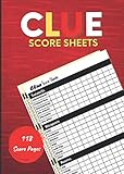 Clue Score Sheets: Clue Score Pads for Clue Board