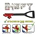 The HEFT Plus Secondary Back Saver Handle for Snow Shovels and Garden Tools as seen on Dragon's Den (Canada Shark Tank) (1 ct, Standard)