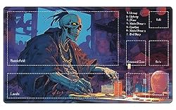 EDGFRTOIO Playmat with Zones for MTG Card Game