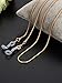 eBoot 2 Piece Eyeglasses Chain Cord Eyewear Retainer with 6 Piece Silicone Ring