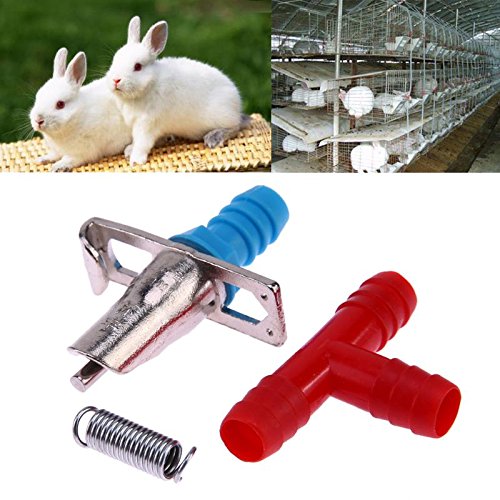 Buildent(TM) 20Pcs/lot Automatic Feeders Nipples Rabbit Nipple Water Drinker Rodents Poultry Feeder Tools for Farm Animals