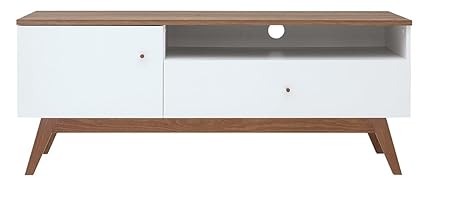 Heda White Larch Sibu Golden White Gloss Tv Unit Cabinet Tv