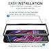 [3 Pack] L K Screen Protector for Motorola Moto X4, [Easy Installation Tray] Tempered-Glass 9H Hardness, Case Friendly