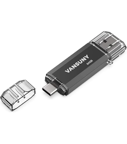 Memory stick 64MGアイボ Amazon.com: BorlterClamp 64GB USB Flash Drive Dual Port