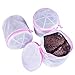 Scientific Bra Wash Bag for Bras, TANTAI Healthy Women Laundry Bag for Bras - Roof Bracket Structure Design - Working for Adult Stockings ,Knickers ,Other Underwear and Baby Underwear( 3 Pack )
