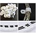 VIPMOON 100 Pcs 1/4 Inch R-Type Cable Clips Clamp Kit, Nylon Mounting Cord Fastener Clips with 100 Pack Screws for Indoor Outdoor Electrical Wire Management Organizer, White