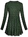 SeSe Code Plus Size Work Long Sleeve Blouse for Women Dressy Empire Waist Tunics Loose Fitting Tops Wear with Leggings