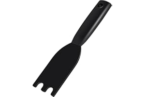 Dirvcp Heat-Resistant Nylon Grill Scraper - Designed for George Foreman Indoor Grills with Grooves, Easy Cleaning Tool with Comfortable Grip（1PCS)