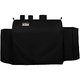JIESUO 8080 Cover for Char-Griller Duo 5050 Double Play 5650 Charcoal Grill | Heavy Duty Cover for CharGriller Grill