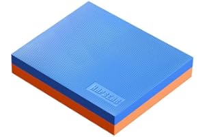 HAPBEAR Exercise Balance Pad - 15"x12" Non-Slip Textured Bottom Stability Training Mat - 2.25" Thick Soft Cushioned Foam for Physical Therapy, Core Training & Home Workouts