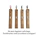 Natural Organic Eco Friendly Bamboo Toothbrush Kids Soft Nylon Bristles, BPA Free, Promote Responsible Dental Care (4- Pack)