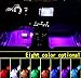 Car LED Strip Light,Uniwit 4 Pieces DC 12V 72 LED Multicolor Car Interior Music Light LED Underdash Lighting Kit with Sound Active Function and Wireless Remote Control Including Car Chargerthumb 1