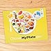 Kicko Make a Plate Sticker - Set of 12 Choose My Plate Stickers Scene for Birthday Treat, Goody Bags, School Activity, Group Projects, Room Decor, Arts and Crafts