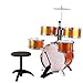 Night lions Tech (TM) Music Simulation Drum Set Golden Dump 6 pcs Educational Toys for Children Gift