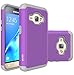 J1 2016 Case, Galaxy Amp 2 Case, Galaxy Express 3 Case, OEAGO [Shockproof] [Impact Protection] Hybrid Dual Layer Defender Protective Case Cover for Samsung Galaxy Amp 2 / J1 2016 / Express 3 - Violet
