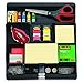 Post-it 3M C-71 3M Adjustable Desk Drawer Organizer Tray W/4 Post-It Dispensers, Plastic, BLK (C71)