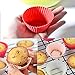 Hisight Muffin Moulds Reusable Nonstick Silicone Cupcake Liners 24 Pcs Heat Resisant Baking Cups For Baking Gelatin, Snack, Frozen Treats, Ice Cream,Hand soap soap model,Jelly pudding(Colorful)