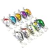 Aorace-10pcslot-Mini-Fishing-Lures-10-Colors-Fishing-Bait-26cm16g-Fishing-Tackle-10-High-Carbon-Steel-Treble-Hook