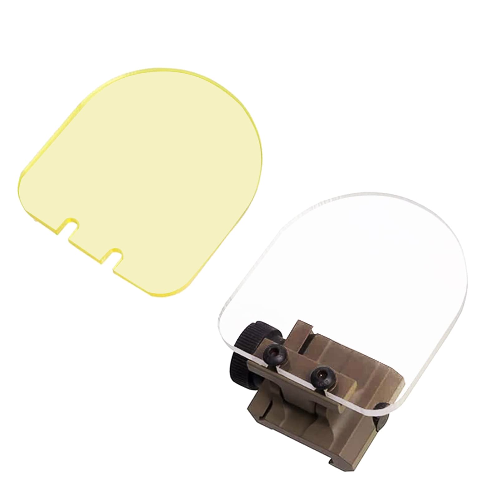 ToopMount Scope Lens Tactical Lens Screen Cover 3mm Foldable Lens Protector fit 20mm Rail for Outdoor Sport