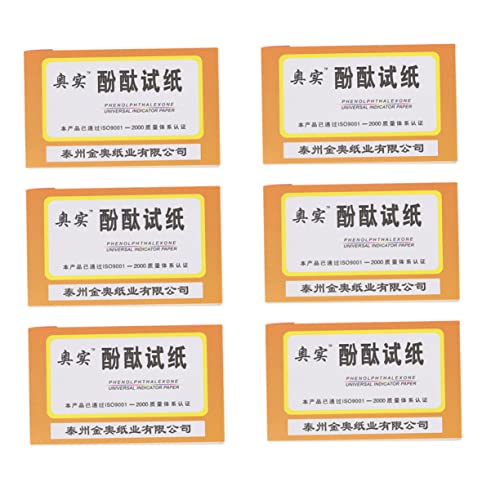 Healifty 6pcs Experiment Consumables Ph Alkaline