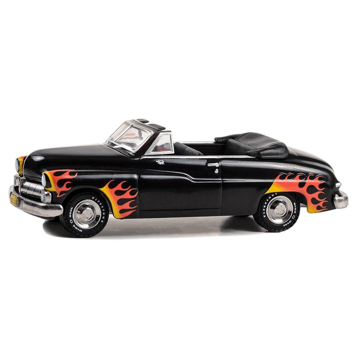 Greenlight Collectibles 62010-B Hollywood Series - 1:64 Scale Diecast Model - Grease Greased Lightnin' 1949 Mercury Convertible