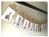 SIX VANKA 1st Birthday Decorations-12 Months Photo Banner or couple's Anniversary celebration