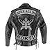 VEGASBEE Born Again Reflective Fabric Embroidered Iron-ON Patch Biker Jacket Rider Vest TOP Rocker 12 USA