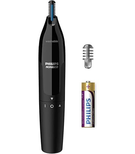 Amazon.com: Norelco Philips Nose Trimmer 1000, Black, NT1605/60