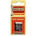 Kikkerland Happy Birthday Crank Music Box,Silver