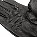 ELMA Men's Unlined Deerskin Leather Driving Gloves Cutout At Back (L, Black)
